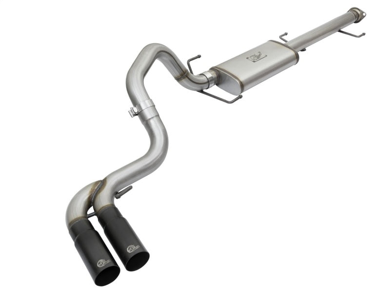 aFe Rebel Series 3in Stainless Steel Cat-Back Exhaust System w/Black Tips 07-14 Toyota FJ Cruiser