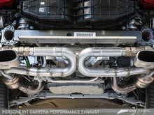 Load image into Gallery viewer, AWE Tuning 991 Carrera Performance Exhaust - Use Stock Tips
