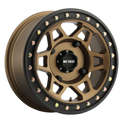 Method Race Wheels 405 Beadlock Wheel Bronze - FIT RZR'S