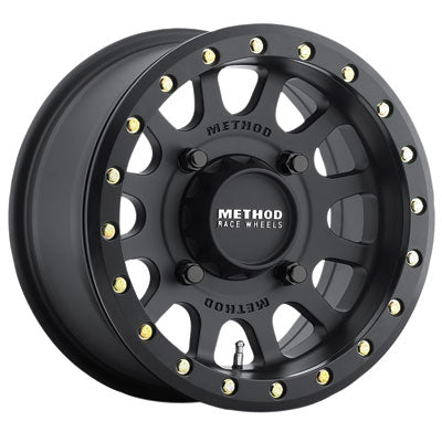 Method Race Wheels 401 Beadlock Wheel Matte Black - FITS RZR'S