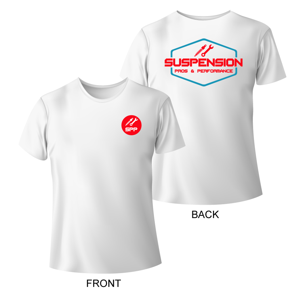 Suspension Pros & Performance T-Shirt - White