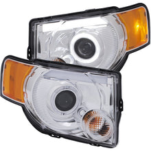 Load image into Gallery viewer, ANZO 2008-2012 Ford Escape Projector Headlights w/ Halo Chrome
