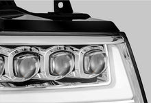 Load image into Gallery viewer, AlphaRex 07-13 Chevy Avalanche NOVA LED Proj Headlights Plank Style Design Chrome w/Activ Light/DRL
