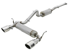 Load image into Gallery viewer, aFe Rebel Series 2.5in 409 SS Cat-Back Exhaust w/ Polished Tips 07+ Jeep Wrangler (JK) V6 3.6L/3.8L
